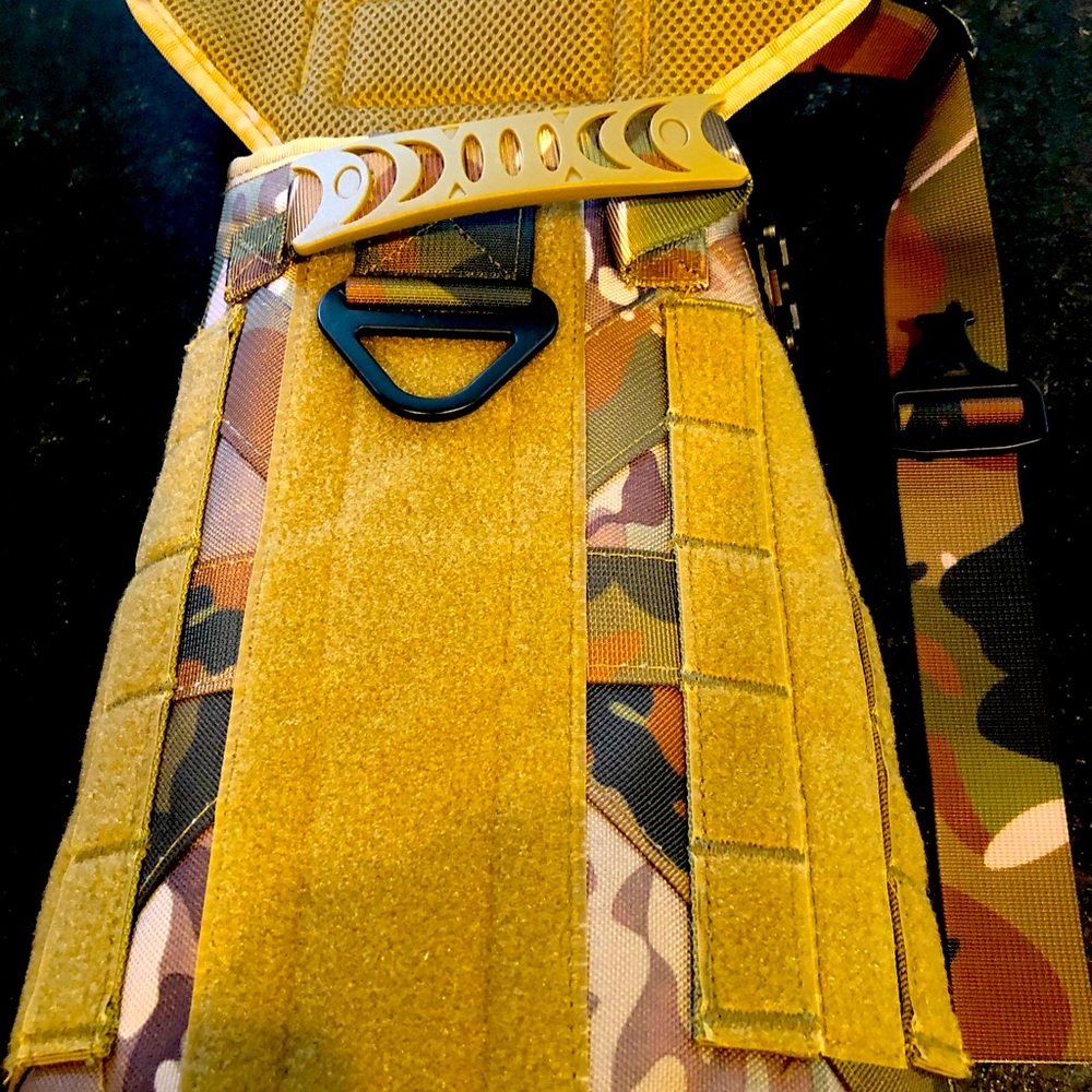 Great gift!! Camo & suede dog harness